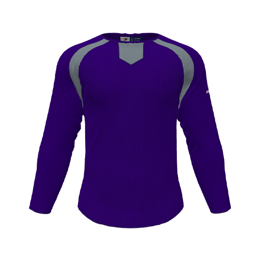 [CUS-DFW-PULL-FLC-CNK-LSL-PUR-YS-LOGO2] Pullover (Youth S, Purple, Logo 2)