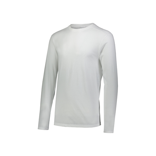 [FTLCUBWH-YS-LOGO1] Youth LS Ultra-blend T-Shirt (Youth S, White, Logo 1)
