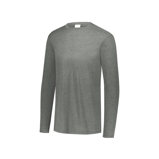 [FTLCUBGY-YS-LOGO3] Youth LS Ultra-blend T-Shirt (Youth S, Gray, Logo 3)