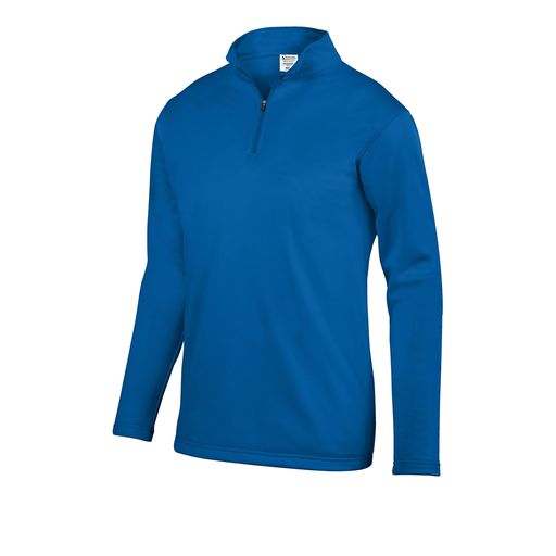 [FOLQFFRY-YS-LOGO2] Decker Youth FlexFleece 1/4 Zip (Youth S, Royal, Logo 2)
