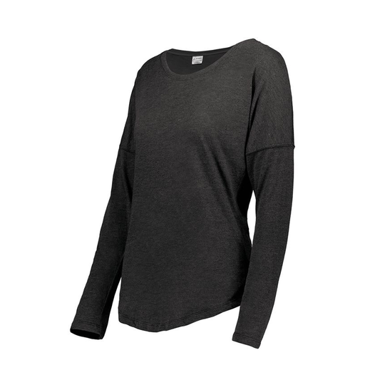 [FTLCUBBK-FAXS-LOGO1] Ladies LS Ultra-blend T-Shirt (Female Adult XS, Black, Logo 1)
